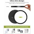 thumbnail image 4 of HOVMAP Ceiling Light, 2PACK LED Flush Mount Ceiling Light Fixture Black 24W 3000k/4500k/6000K Ceiling Light, Ultra Slim Flush Mount LED Ceiling Lamp, Led Lights for Bedroom, 2Pcs 9" Black 3CCT, 4 of 6