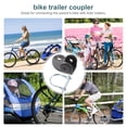 thumbnail image 2 of 2 Sets Bike Trailer Hitch Coupler Bike Trailer Attachment Adapter Bike Supplies, 2 of 8