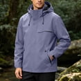 thumbnail image 3 of StSilkitty Rain Jacket for Men Windbreaker Waterproof Hooded Jacket Coat with Pockets Full Zip up Long Sleeve Raincoat, 3 of 9