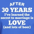 thumbnail image 3 of CafePress - 30 Years Of Love And Beer T Shirt - Men's Classic Graphic Cotton T-Shirt, 3 of 4