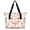 Multicolor 3, variant on Mexican Talavera Ceramic Tile Tote Bag for Women, Lightweight Waterproof Large Shoulder Handbag with Zipper for Travel Gym Work Shopping, Mexico Floral