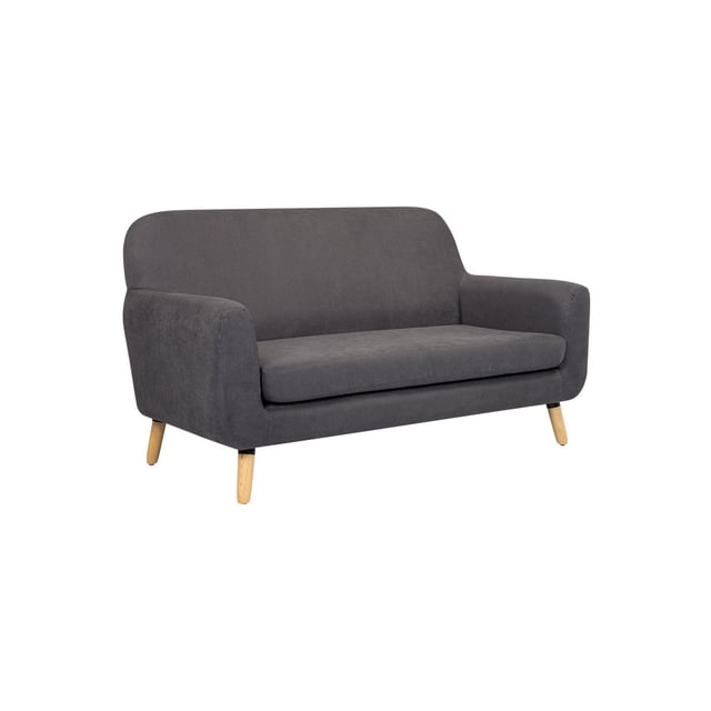 Sofá Jitotol 2 cuerpos pata encino Estilo Contemporáneo Color Gris oscuro Gaia Herbs Jitotol
