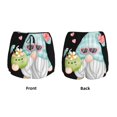 thumbnail image 3 of Rateoe Summer Gnome,Cute Gnome Printed 2 in 1 Women's Workout Shorts for Athletic Gym Running Shorts with Phone Pockets-Medium, 3 of 7