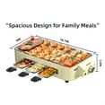thumbnail image 4 of Stainless Steel Electric Skillet with Grill Rack - Temperature Control, Multi-Functional Kitchen Appliance for Grilling, Frying & Baking, Perfect Gift for Home Cooks, Grills for Cooking, 4 of 10