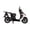 Black, variant on X-Pro Brand New 150 Gas Moped Scooter, 13" Aluminum Wheels, Electric/Kick Start Large Headlights!