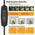 thumbnail image 3 of Plant Grow Light W Growing Lights for Indoor Plants Full Spectrum LED Floor Lamp with Height Adjustable Stand Auto Timer H Dimmable Brightness for Small Large Tall Plants Gr, 3 of 7
