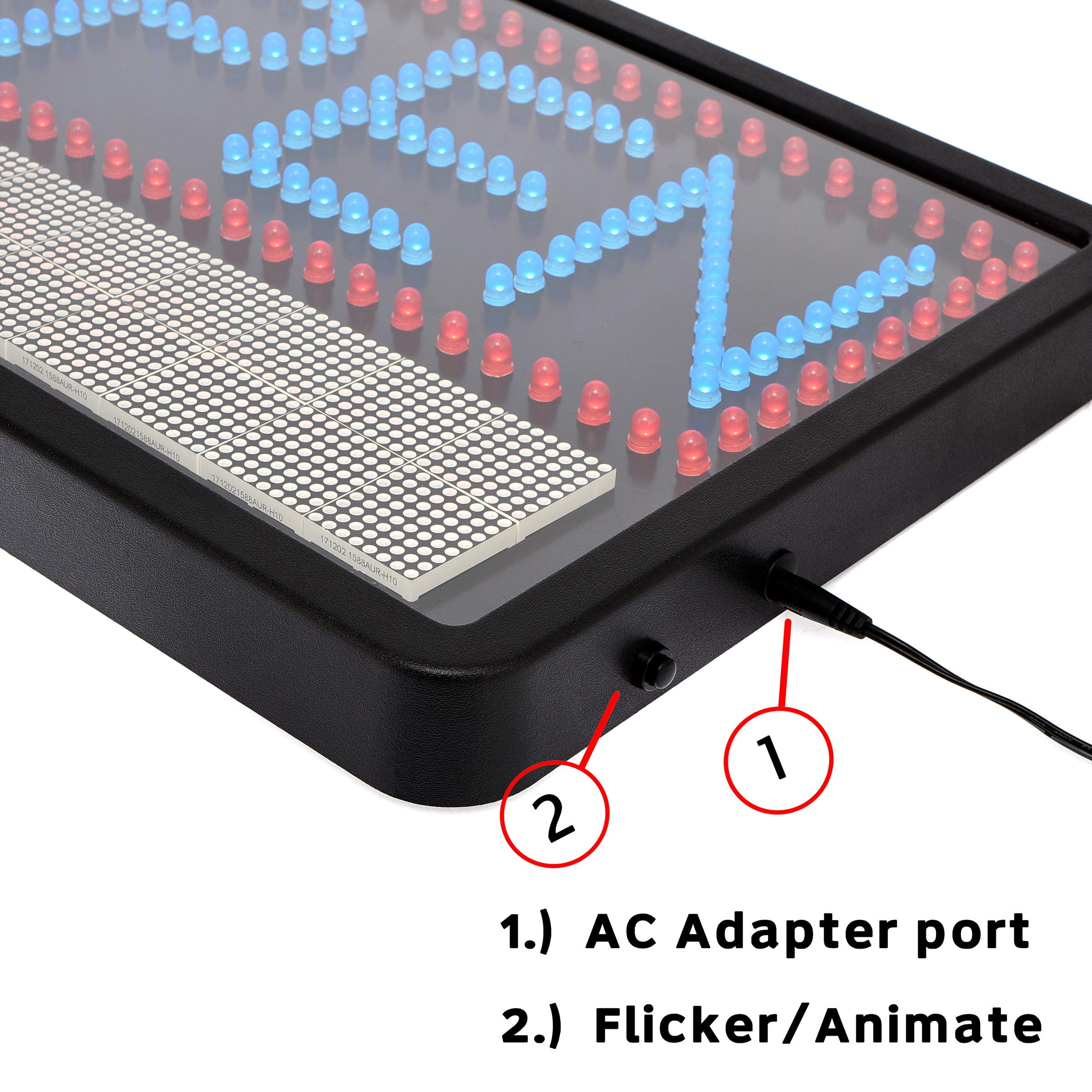 Alpine Led Open Signs for Business with Remote - Super Bright Lighted Open Sign, Easily Programmable Led Sign 3 Mode Electric Display