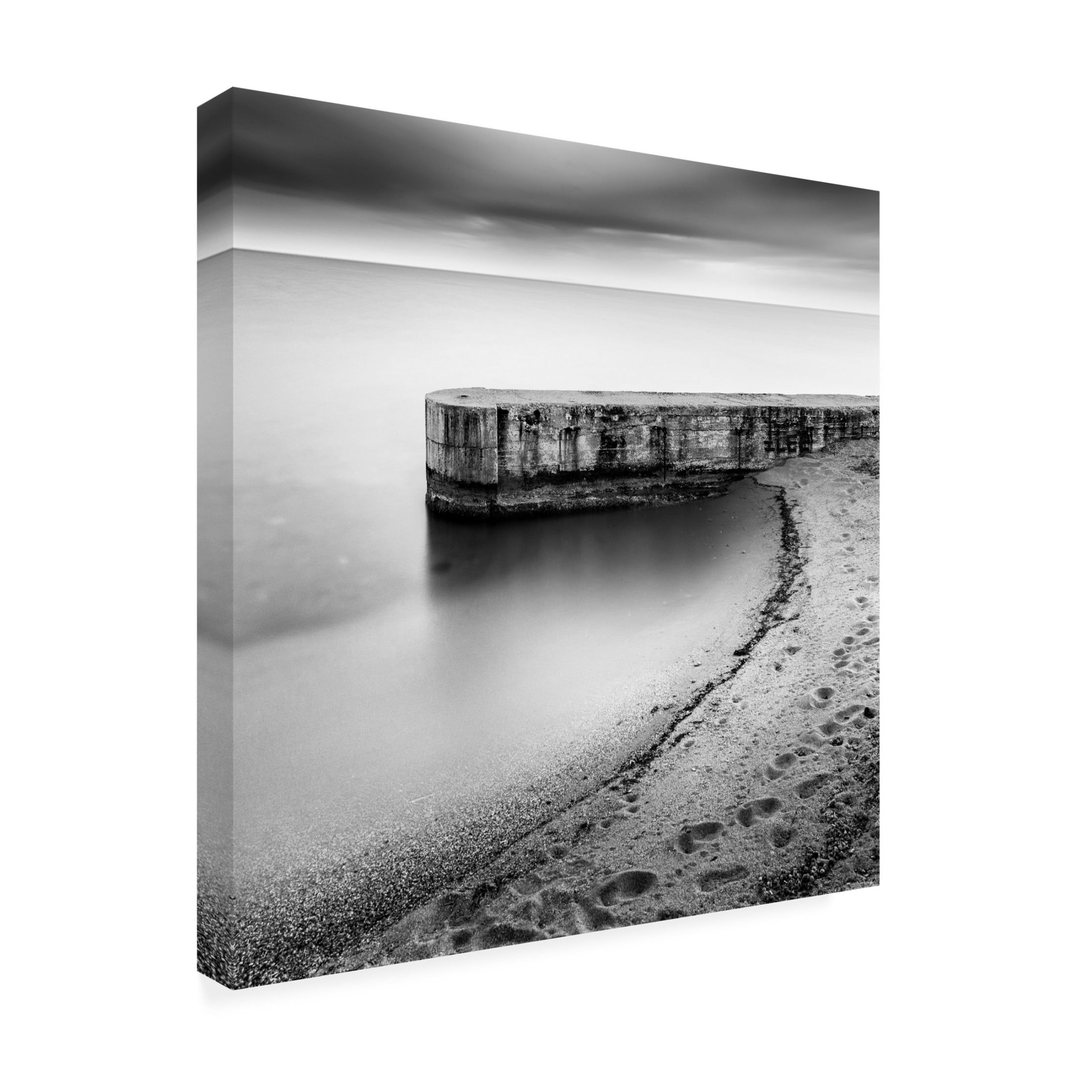 Canvas Wall Art - George Digalakis 'By The Sea 030' Wall Art for Living Room, Bedroom, or Office Décor by Trademark Fine Art - 14 x 14 Inches