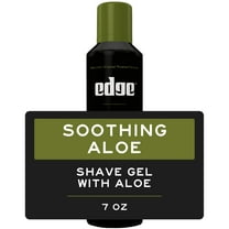 Edge Soothing Aloe Shave Gel for Men with Extra Aloe, 7 Oz