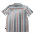 thumbnail image 2 of GAP Kid Infant Toddler Youth Boys Short Sleeve Button Down Collared Cabana Shirt (Multi Stripe, XL (14/16)), 2 of 2