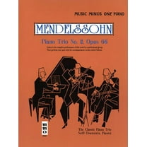 Music Minus One (Numbered): Mendelssohn - Piano Trio No. 2 in C Minor, Op. 66 : Music Minus One Piano (Series #3040) (Mixed media product)