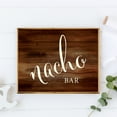thumbnail image 2 of Koyal Wholesale Nacho Bar Rustic Wood Wedding Party Signs, 2 of 5