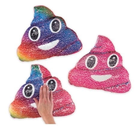 sequin poop pillow