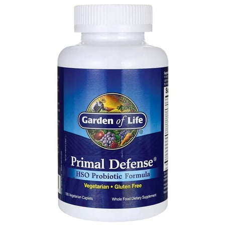 Garden of Life Primal Defense, HSO Probiotic Formula, 180 Vegetarian Caplets
