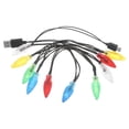 thumbnail image 1 of Cable de carga del teléfono de la lámpara de la secuencia del USB de la lámpara decorativa de la Navidad colorida de 1pc USB, 1 of 7