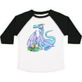 thumbnail image 3 of Inktastic Blue Easter Dragon with Painted Eggs Boys or Girls Toddler T-Shirt, 3 of 5