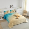 thumbnail image 3 of Erosebridal Tropical Beach Themed Comforter Sets, Marine Starfish Comforters & Duvets, Reversible 2-Piece, 3 of 8