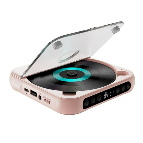 Portable CD Player Bluetooth Speaker Stereo CD Players Screen; LED F9N4
