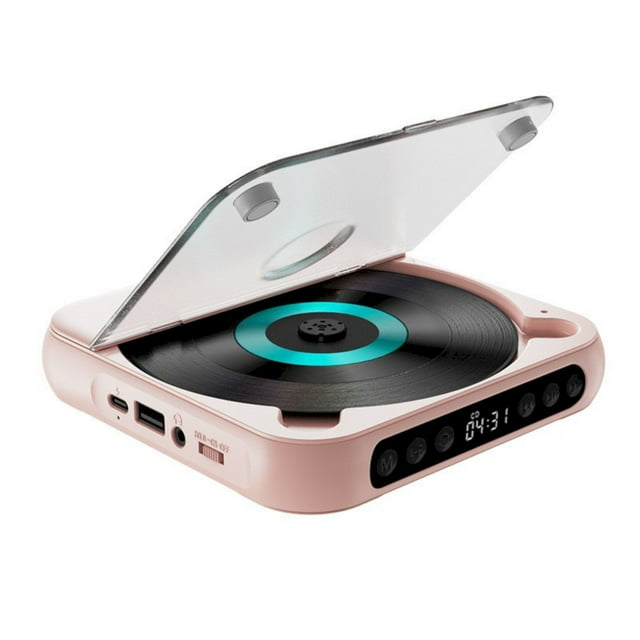 Portable CD Player Bluetooth Speaker Stereo CD Players Screen; LED F9N4