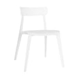 thumbnail image 1 of OFFIHO Silla Kipali Blanco para exterior resistente a rayos UV de polipropileno, 1 of 7