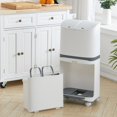 thumbnail image 5 of 40L Double Layer Trash Bin with Step-Pedal & Rolling Wheels – Multi-Compartment Sorting Bin for Home, Kitchen, & Recycling, 5 of 5
