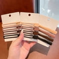 thumbnail image 4 of 4 Pack Hair Clips for Bangs Hair, Hollow Out Long Waved Straight Hairpins, 4 of 8