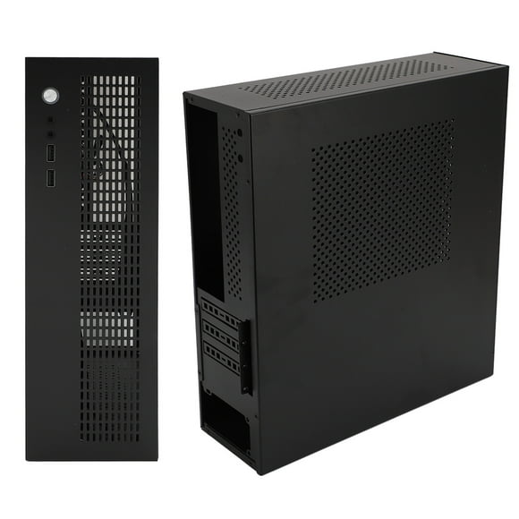 Small ITX Case, MATX PC Case Cold Rolled Steel Plate USB2.0 Interface for Computer Accessories