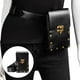 thumbnail image 3 of Riñoneras Hugo Estilo Retro Femenino Negro, 3 of 10