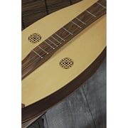Roosebeck Grace Mountain Dulcimer 4-String Vaulted Fretboard Spruce Knotwork - Walnut
