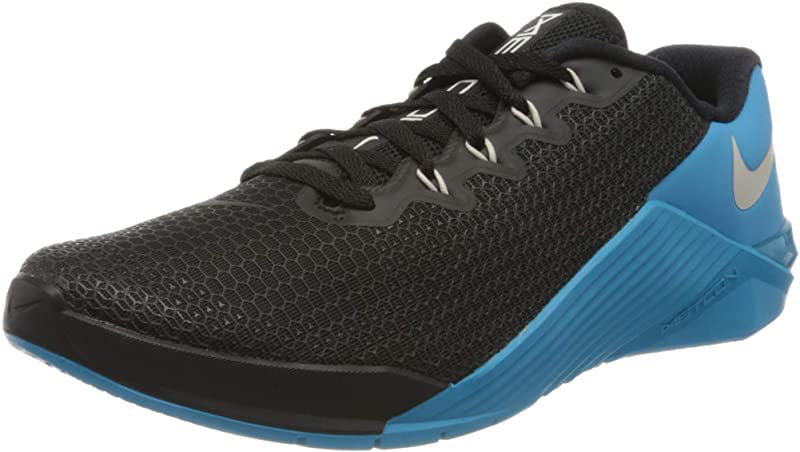 Men's Metcon 5 Training Shoes, Black/Desert Sand/Blue, 15 D(M) US Walmart.com