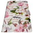 thumbnail image 2 of PKQWTM Peony Flowers Sakura Feathers Floral Hand Written Letter Book Cover Book Protector Book Sleeve Book Pouch Book Bag 6x9 inch, 2 of 4