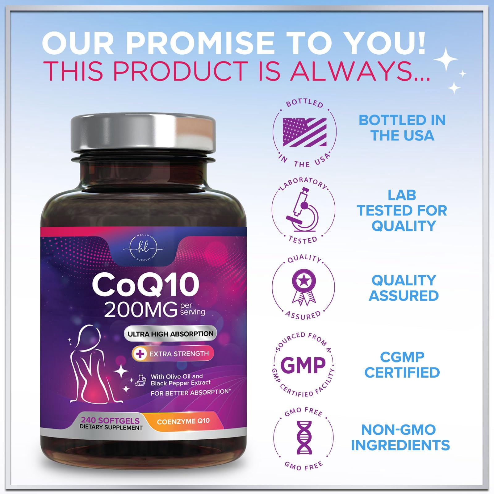 100 mg coq10 1000mg l'carnitine 200 ala 200mg Supplement - Ultra High Absorption, Antioxidant for Heart Health & Energy Production Support - Coenzyme Q10 (Ubiquinone) Co Q 10 Supplement & Vitamins 100mg Each - Non GMO Preloaded 5-Amino-1MQ Peptide Autoinjector coppertripeptide powder Branding:Sample