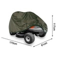 thumbnail image 2 of Xiao Hua Lawn Mower Hood - Tractor Hood Available for Decks up to 54 Inches, Storage Hood, Heavy Duty 210D Polyester Oxford Cloth, UV Protection, Universal, Storage Bag with Drawstring and Lid, 2 of 4