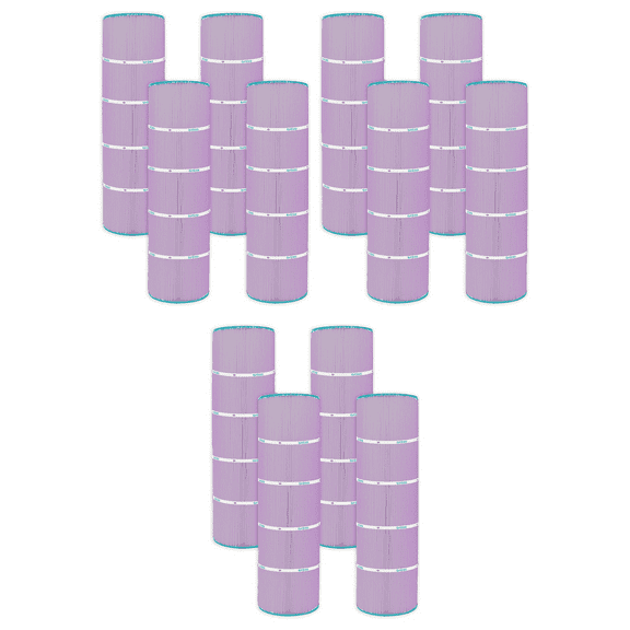 Hurricane 12 Pack HF7468-04P Platinum Purple Pool Filter Cartridge Replacement