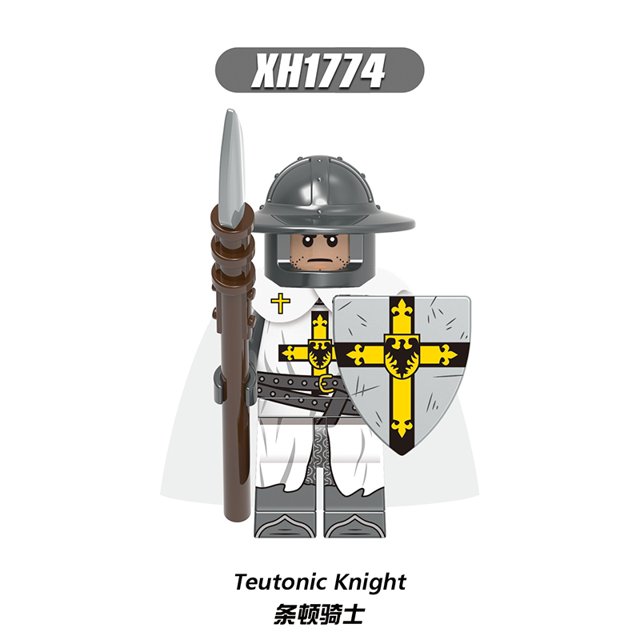 XH Medieval Solider Golden Temple Empire Knight Roman Gladitor Legion Soldiers Bloques De Construcción Figuras Juguete X0348 X0316 X0320