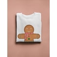 thumbnail image 3 of Gingerbread Man Sweatshirt Women -SPIdeals Designs, Female 5X-Large, 3 of 4
