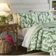 thumbnail image 2 of Vue Otto Reversible, Cactus Print, 3 Piece Quilt Set - Full/Queen - Green, 2 of 6