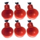 thumbnail image 2 of 2xPack De 6 Tazones De Agua Automáticos Para Pollos Mejoran La Eficiencia De Reproducción Rojo 2 piezas, 2 of 2