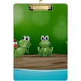 thumbnail image 1 of FMSHPON Frogs Clipboard Hardboard Wood Nursing Clip Board and Pull for Standard A4 Letter 13x9 inches, 1 of 8