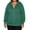 #-DD Dark Green, variant on Domzest Plus Size Womens Sweatshirt Full-Zip Long Sleeve 3X-5X Hoodies Winter Light Loose Fit Cotton Drawstring Oversize Sweaters Casual with Pocket Jackets Black 3XL-Large