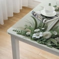 thumbnail image 4 of BANET First Communion Tablecloth Square Tablecloth Christening Square Table Cover for Wedding Floral Party White, 4 of 7