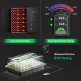 thumbnail image 4 of Bandejas para sembrar semillas VIVOSUN de 40 celdas con luces LED y alfombrilla térmica, 4 of 8