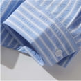 thumbnail image 5 of Rciityk Cotton Striped Shirt for Men Casual Long Sleeve Turndown Collar Blouse Shirt with Pocket, 5 of 6
