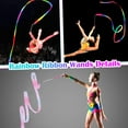 thumbnail image 1 of VONKY 4x Dance Ribbons Premium For Sparkling Pink Gymnastics Ribbon Lightweight And Portable Shiny Colours, 1 of 6