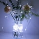 thumbnail image 5 of Injueey lámparas de hadas con pilas luces LED adorno de vacaciones al aire libre iluminación decorativa impermeable blanco puro / 3 metros Type3 NO3, 5 of 6