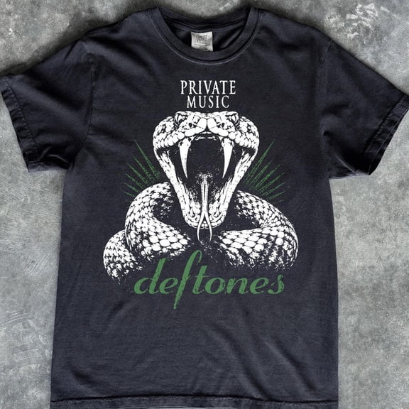 Deftones Band T-Shirt, Private Music Snake Concert Merch T-shirt Sizes S-5XL The Golden Shop