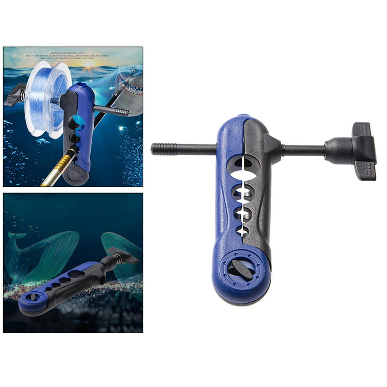 Figatia Portable Universal Fishing Line Spooler Adjustable for Various Sizes Rod Winder Board Spool Line Wrapper Mini Bobbin Fishing Accessories, Size