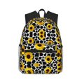 thumbnail image 1 of Mochila con estampado de vaca y girasoles, ideal para portátiles, viajes, senderismo, negocios, para mujeres y hombres., 1 of 5