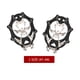 thumbnail image 5 of Crampones De Escalada 19 Spikes Crampons - Tacos de hielo antideslizantes Spikes para zapatos y botas (XL), 5 of 6