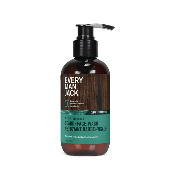 Every Man Jack Beard + Face Wash Sea Salt 200ML